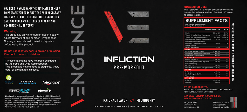 INFLICTION PRE-WORKOUT